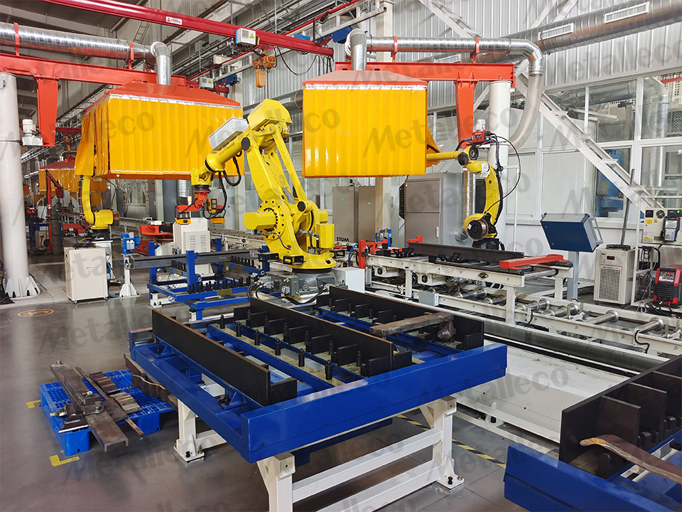 Forklift channel steel Welding Line
