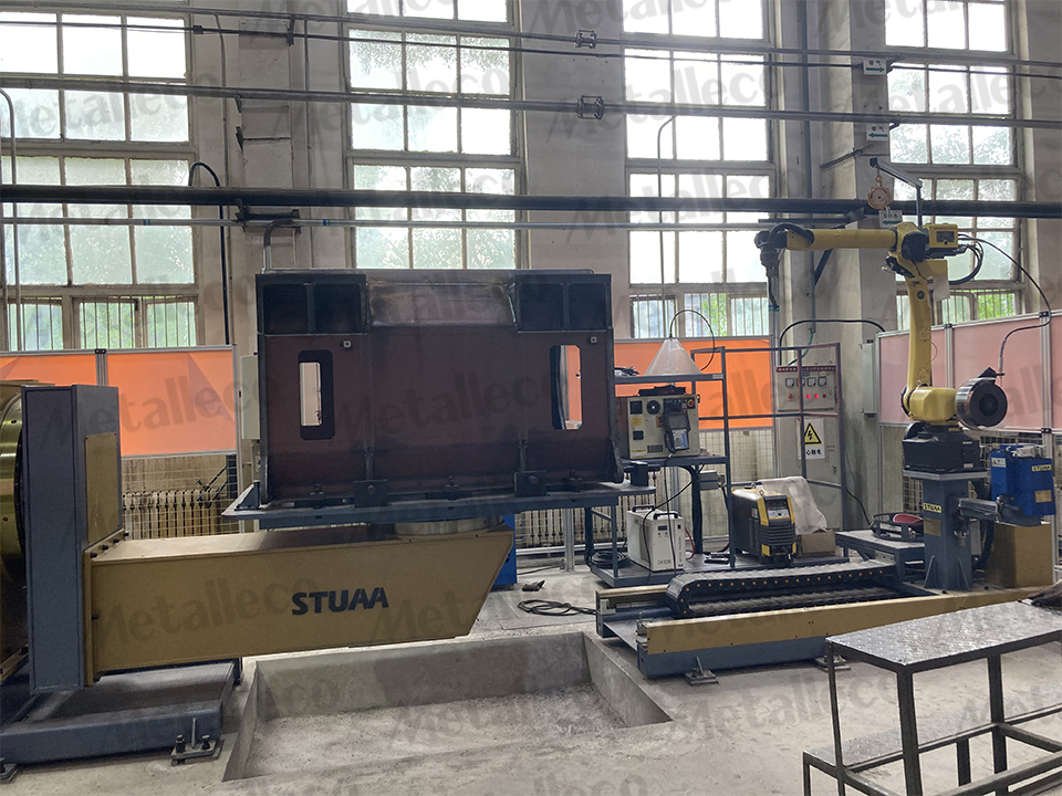 Robotic Welding System for Wind Turbine Motor Block