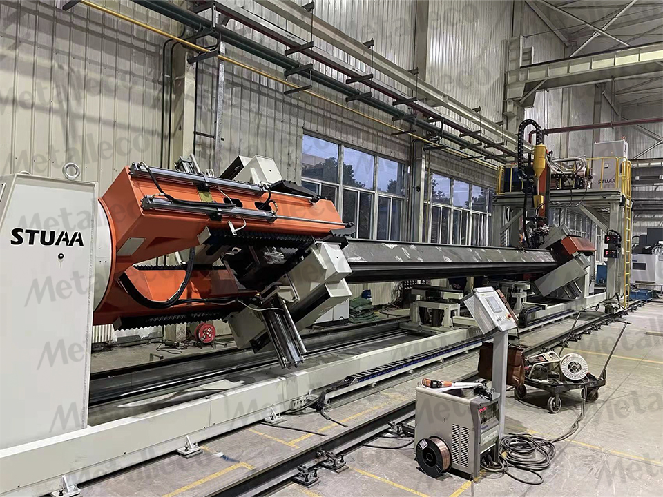 H-beam submerged arc welding machine