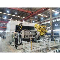 Forklift inner door frame welding production line